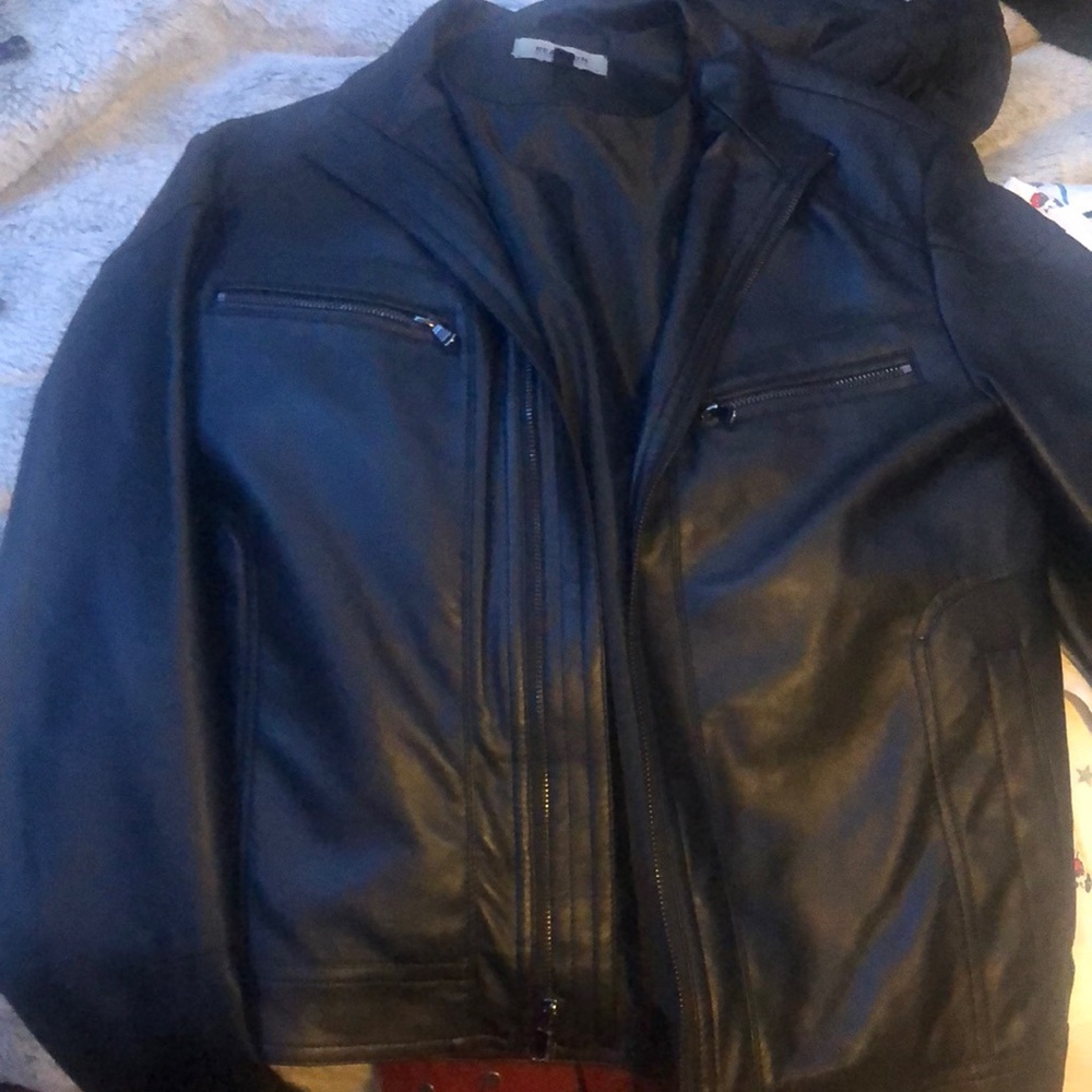 Men leather jacket